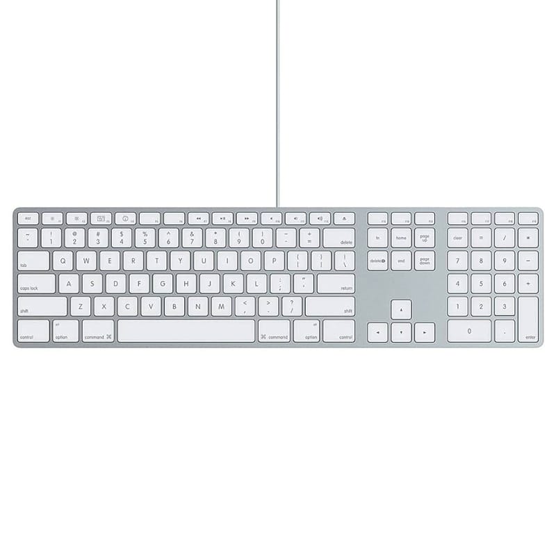 a1243_us.jpg APPLE WIRED KEYBOARD QWERTY US (UNITED STATES) (A1243) (EXCELLENT GRADE) - Image 1