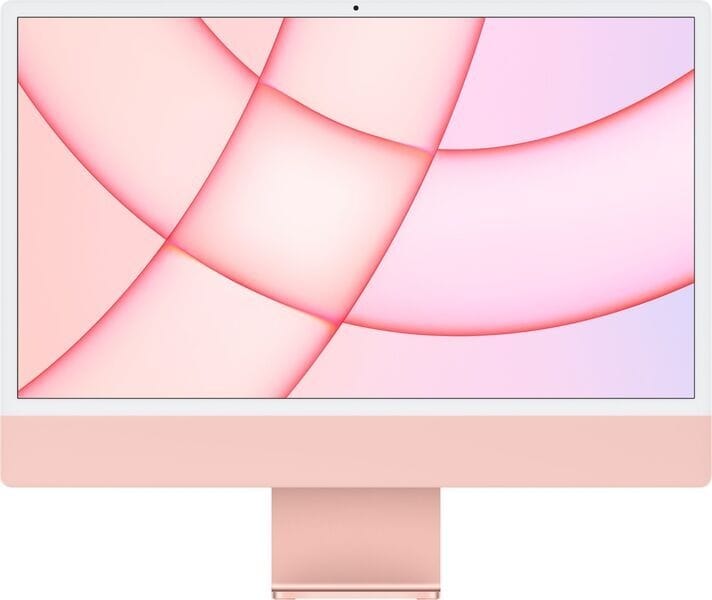 apple-imac-2021-m1-24-1673967357-1.jpg Apple iMac 24 (4 ports) M1 | RAM 16 2TB | 2021 Pink | No K & M (excellent) - Image 1