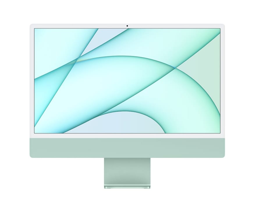 24_Verde_F-1.jpg Apple iMac 24 (4 ports) M1 | RAM 8 512 Gb | 2021 Green | No K & M (excellent) - Image 1
