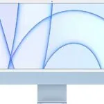Apple iMac 24 (4 ports) M1 | RAM 16 256 GB | 2021 Blue | No K & M (Excellent)